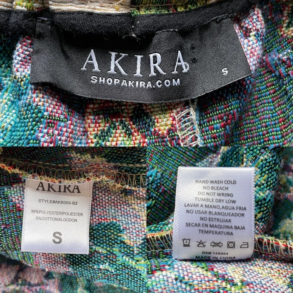 Akira Floral Brocade Mini Skirt - Picture 6 of 6